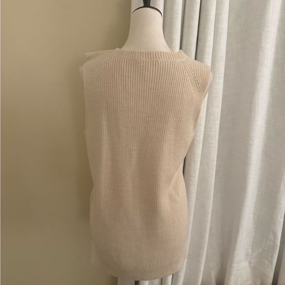 Kerisma Cream Crew Neck Sweater with Streamlined Design - Picture 4 of 5